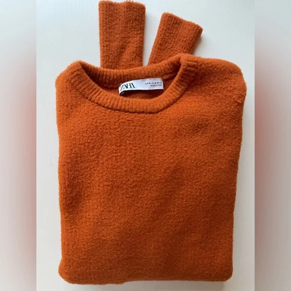 Zara orange long sleeve - Picture 1 of 2